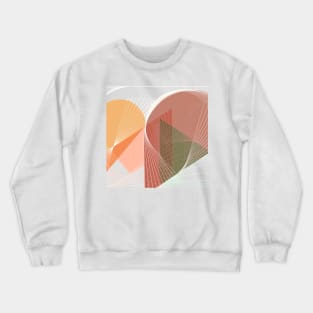 Geometric minimal pastels  Ice cream mood Crewneck Sweatshirt